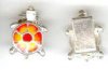 1 10x7mm Yellow/Red Epoxy Turtle Slider